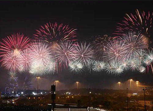 沽源县焰火晚会